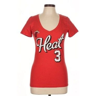 NBA Dwayne Wade-Miami Heat Women's V-Neck T-Shirt
