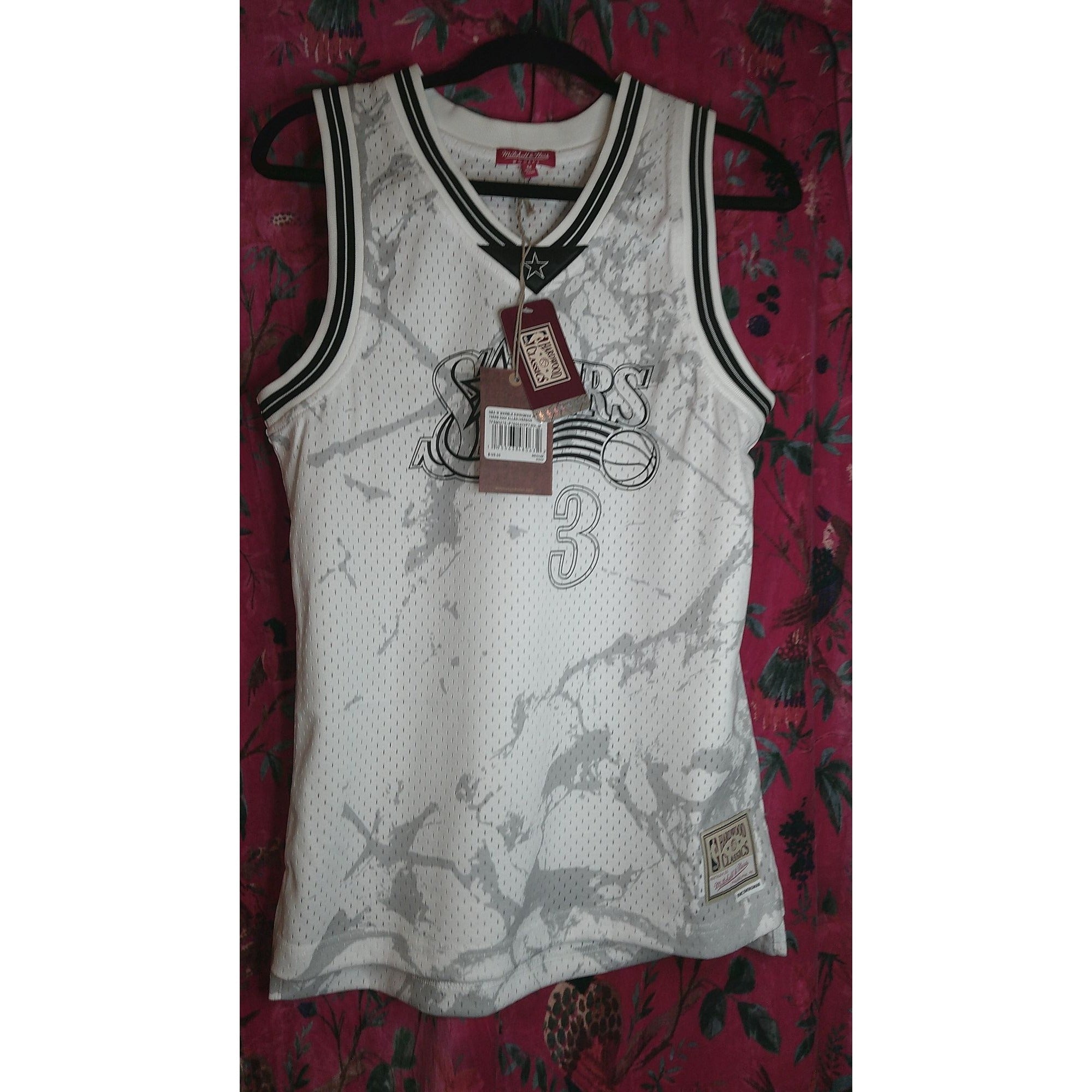 Mitchell & Ness NBA Allen Iverson Marble Swingman Jersey