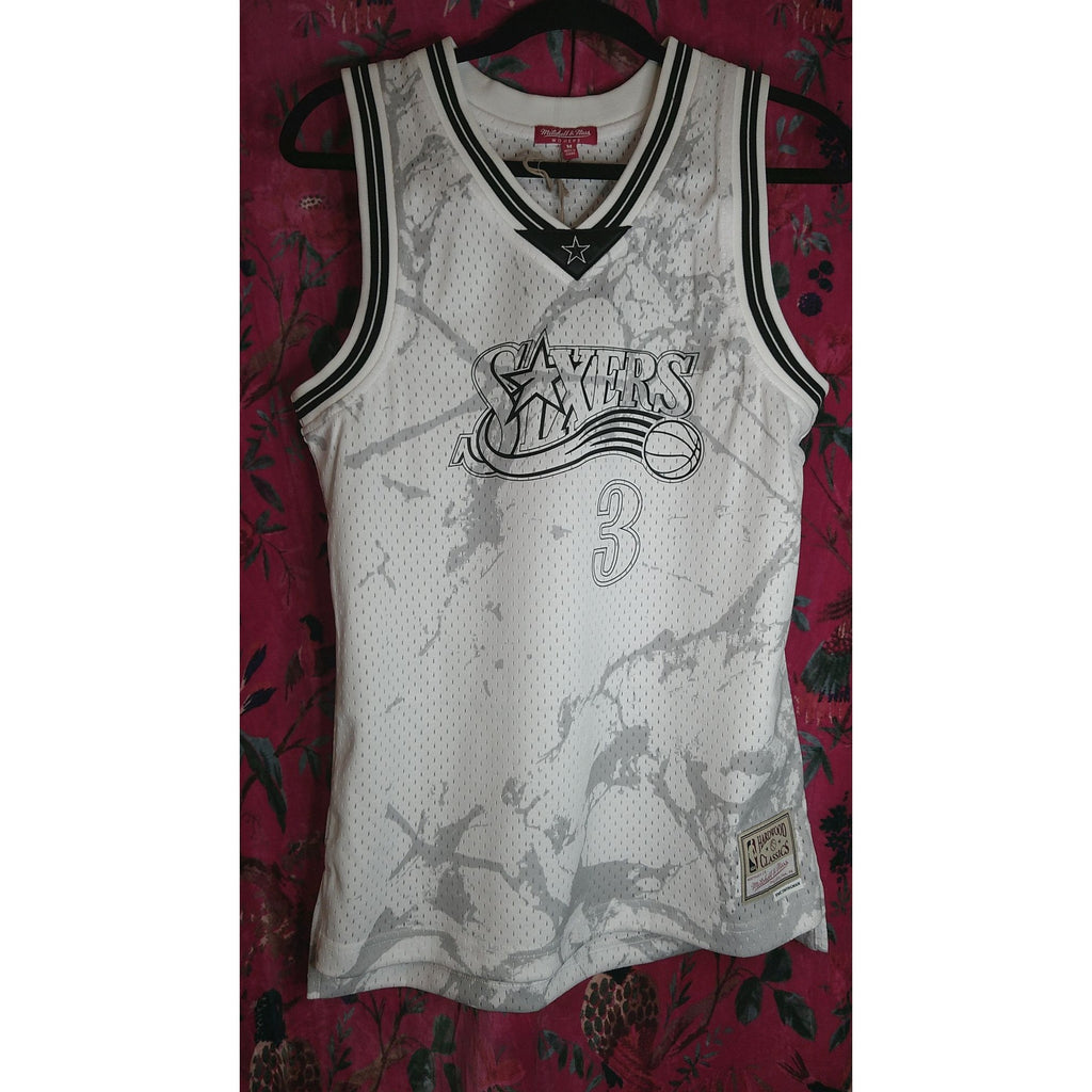 Mitchell & Ness NBA Allen Iverson Marble Swingman Jersey