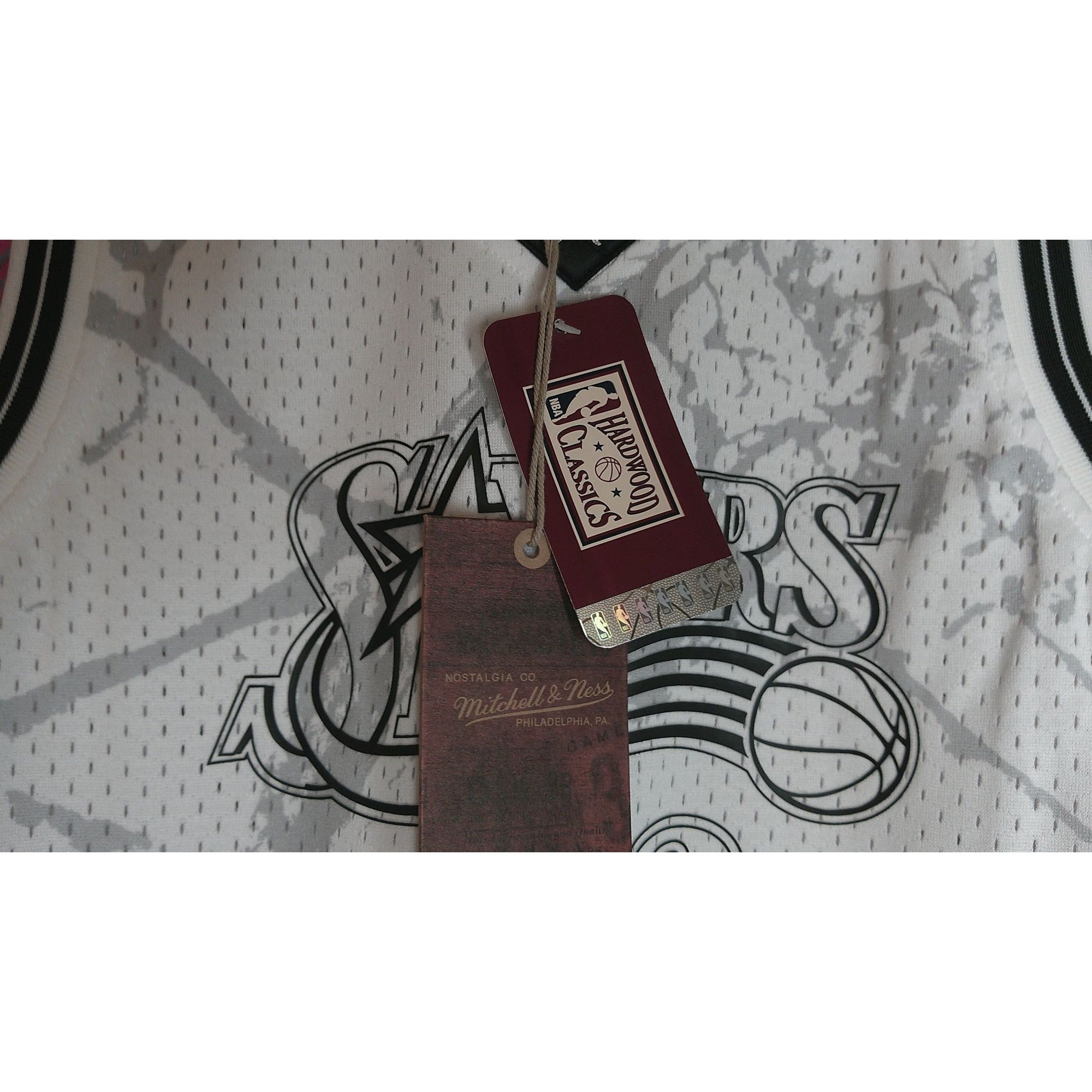 Mitchell & Ness NBA Allen Iverson Marble Swingman Jersey