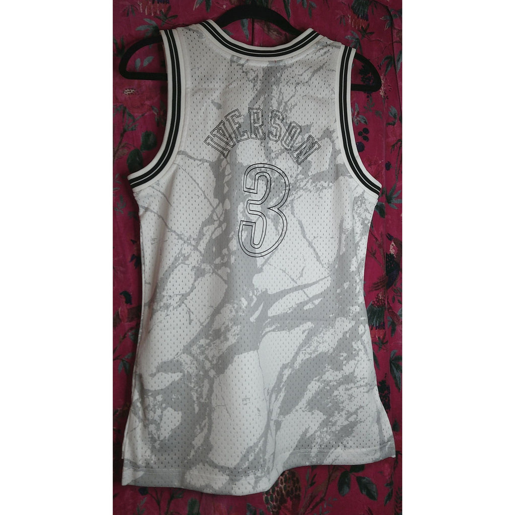 Mitchell & Ness NBA Allen Iverson Marble Swingman Jersey