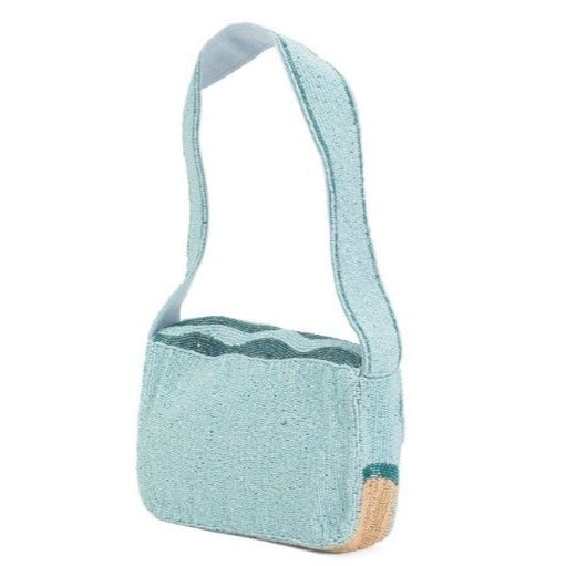 Beach-Themed Beaded Shoulder Bag By Sol And Mer