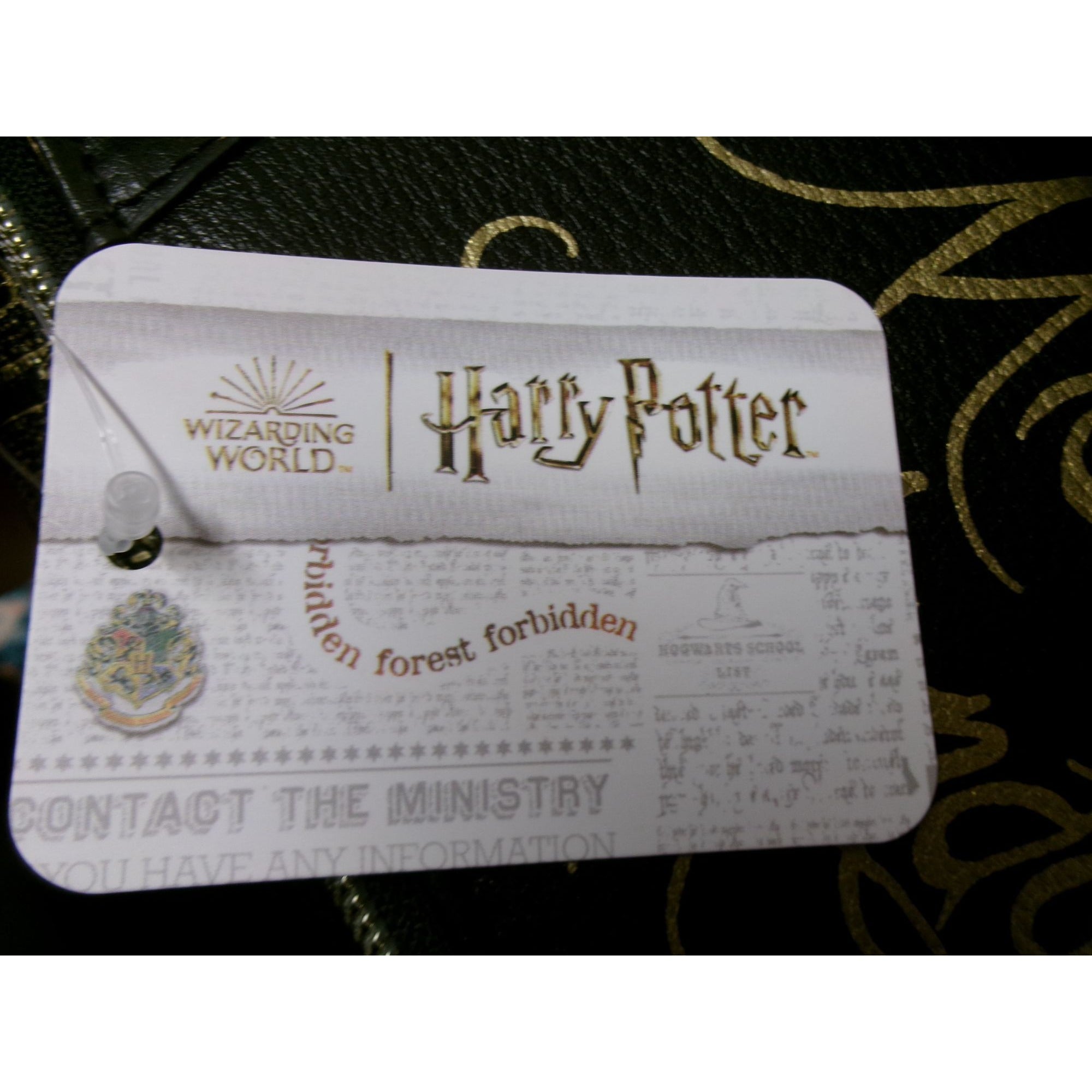 Harry Potter Marauders Map Black "Mischief Managed" Crossbody Bag