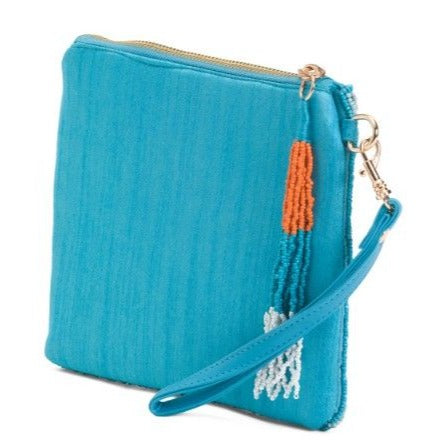 Beaded Citrus Slice Wristlet Clutch By Sincerely Jules