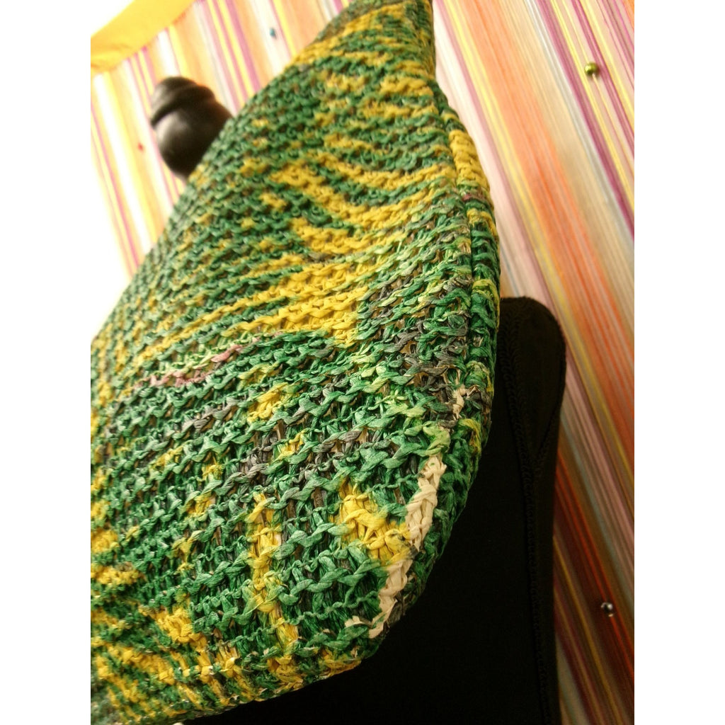 NEW Tropical Print Woven Small Tote by Natasha