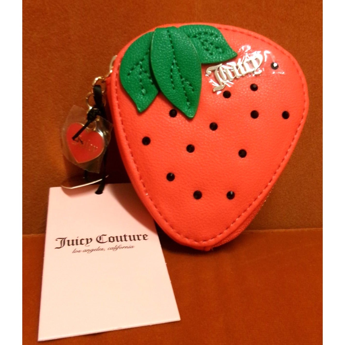 NWT Juicy Couture Strawberry Coin Pouch