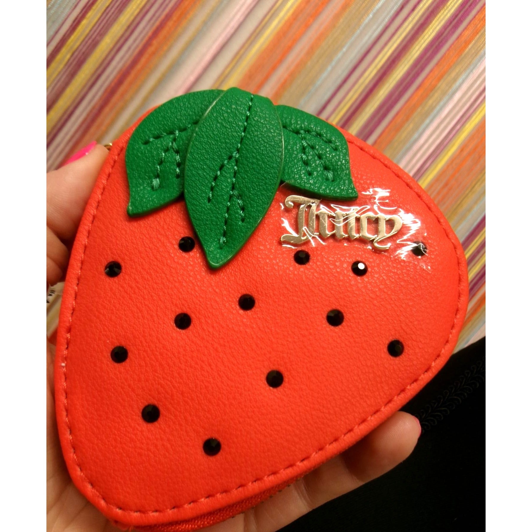 NWT Juicy Couture Strawberry Coin Pouch