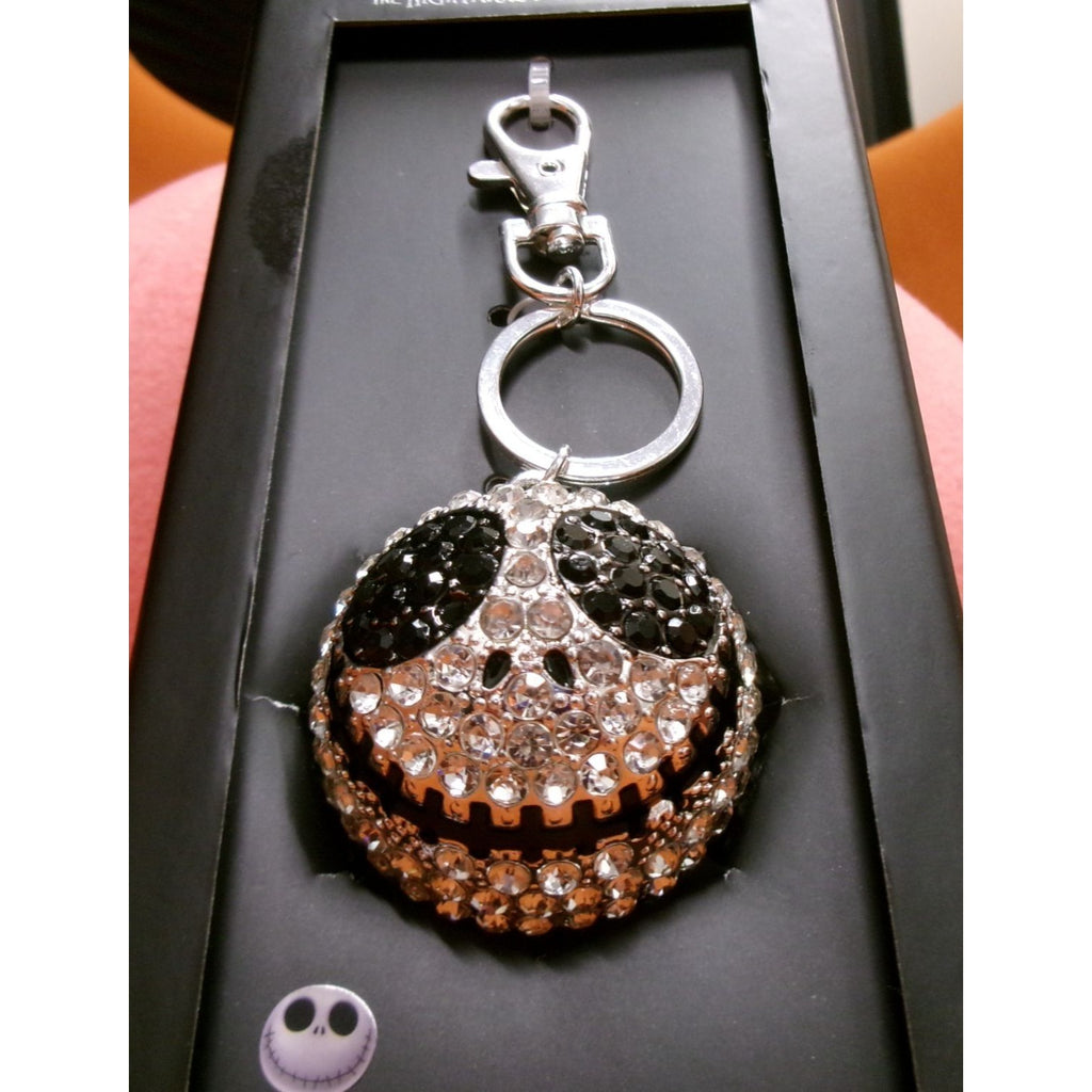 Jack Skellington Rhinestone Bag Charm - Nightmare Before Christmas