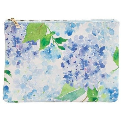 NEW Hydrangea Floral Pencil Pouch By OCS Designs