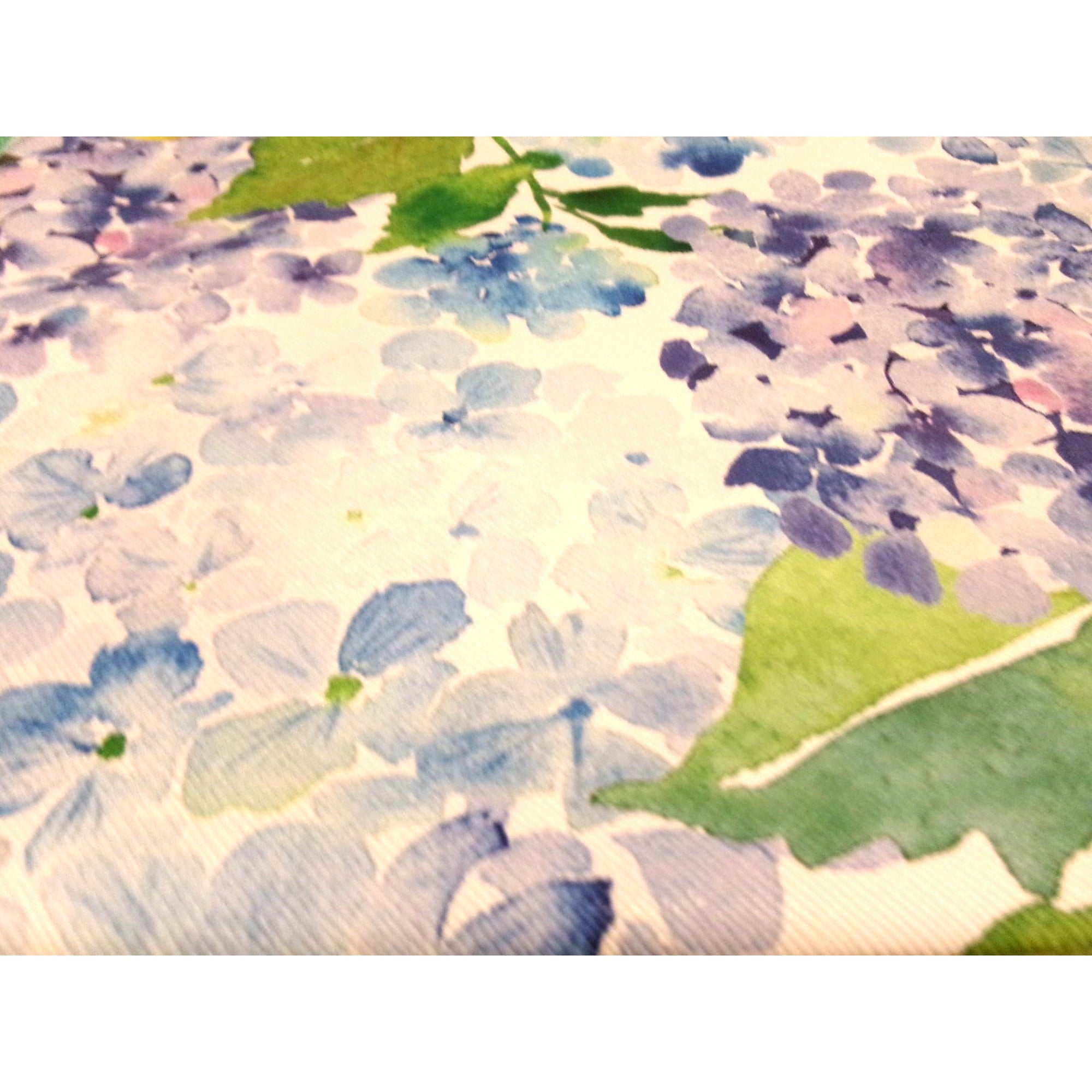 NEW Hydrangea Floral Pencil Pouch By OCS Designs
