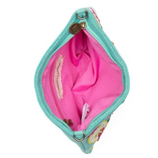 Citrus Berry Beaded Crossbody Clutch By America & Beyond